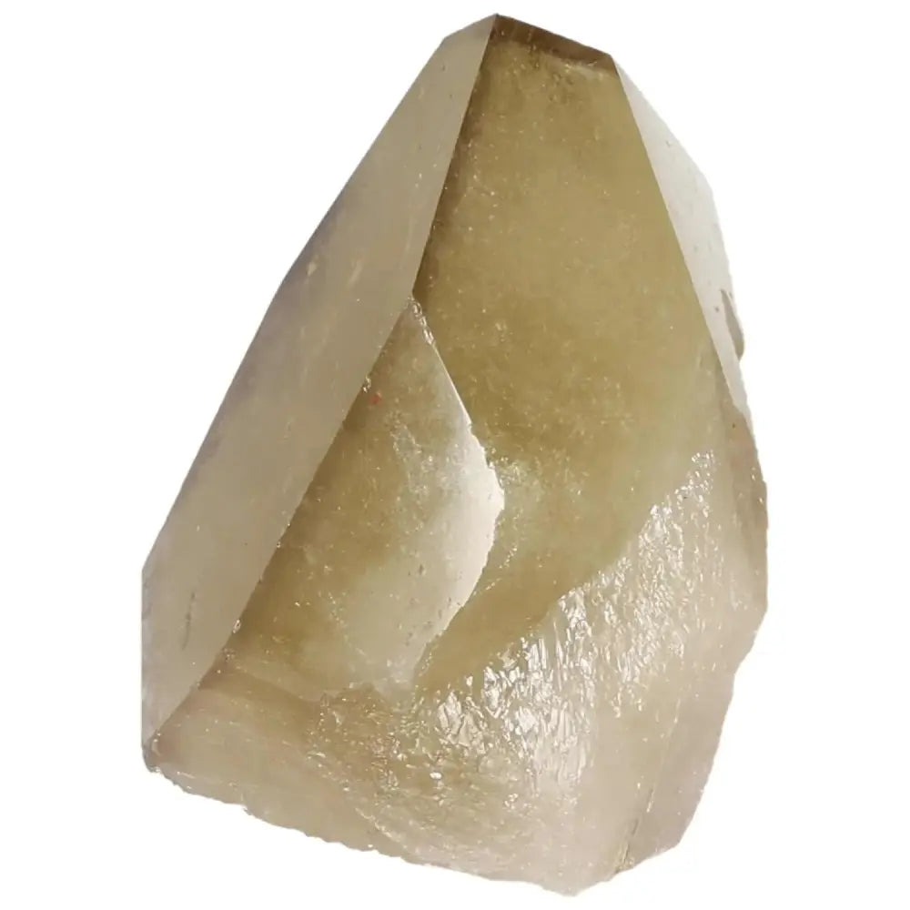 Polished Smoky Quartz Point by Sylvia Crystals, offering grounding and spiritual energy benefits for mindful practices.