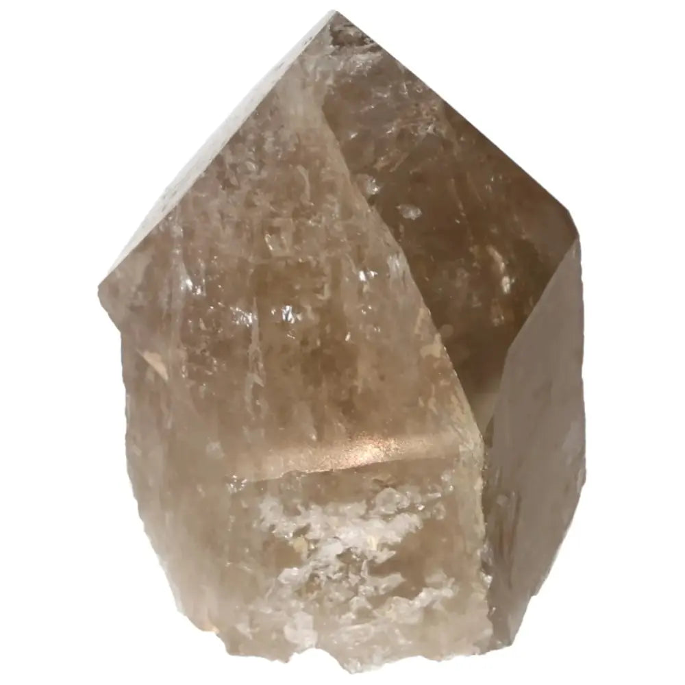Polished Smoky Quartz Point crystal showcasing its natural beauty and protective qualities from Sylvia Crystals.