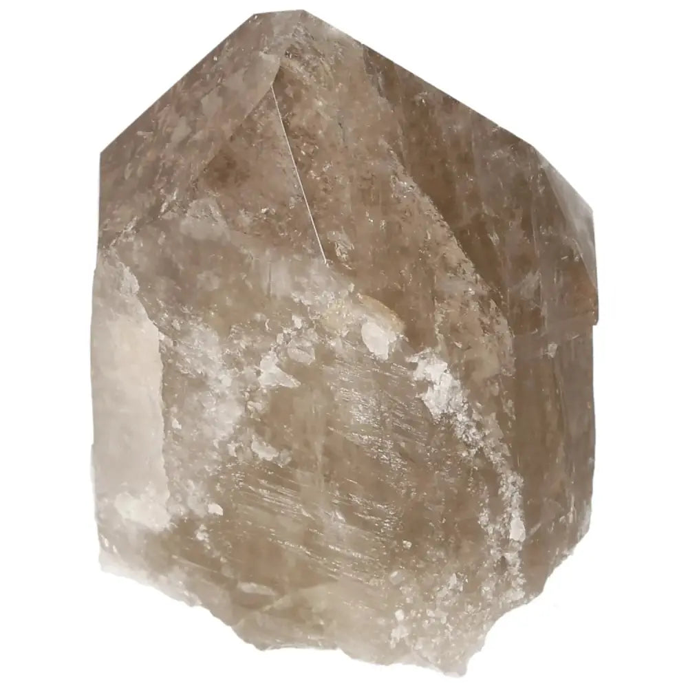 Polished Smoky Quartz Point from Sylvia Crystals showcasing natural beauty and grounding energy, perfect for protection and calm.