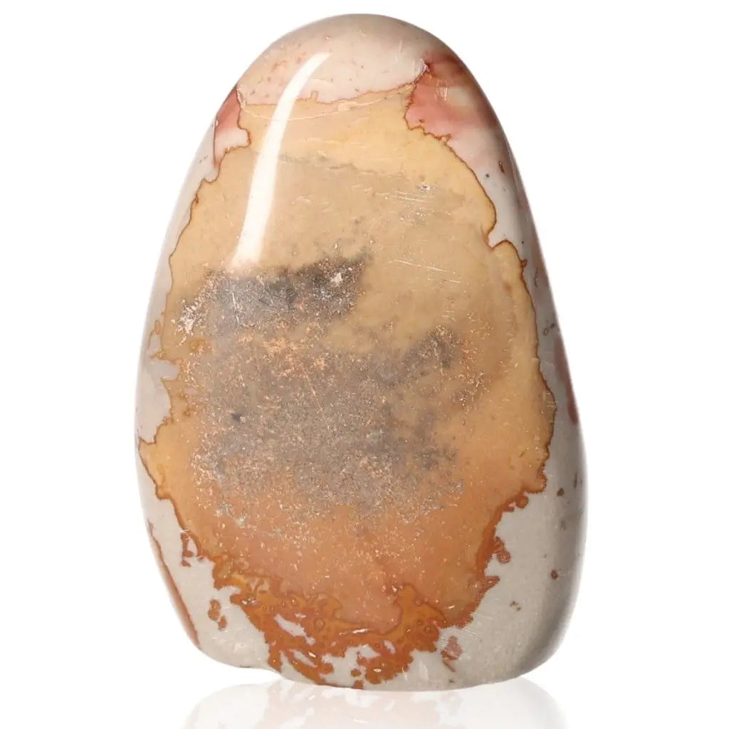 Polychrome Jasper Free Form stone showcasing vivid color patterns for home decor and energy balance.