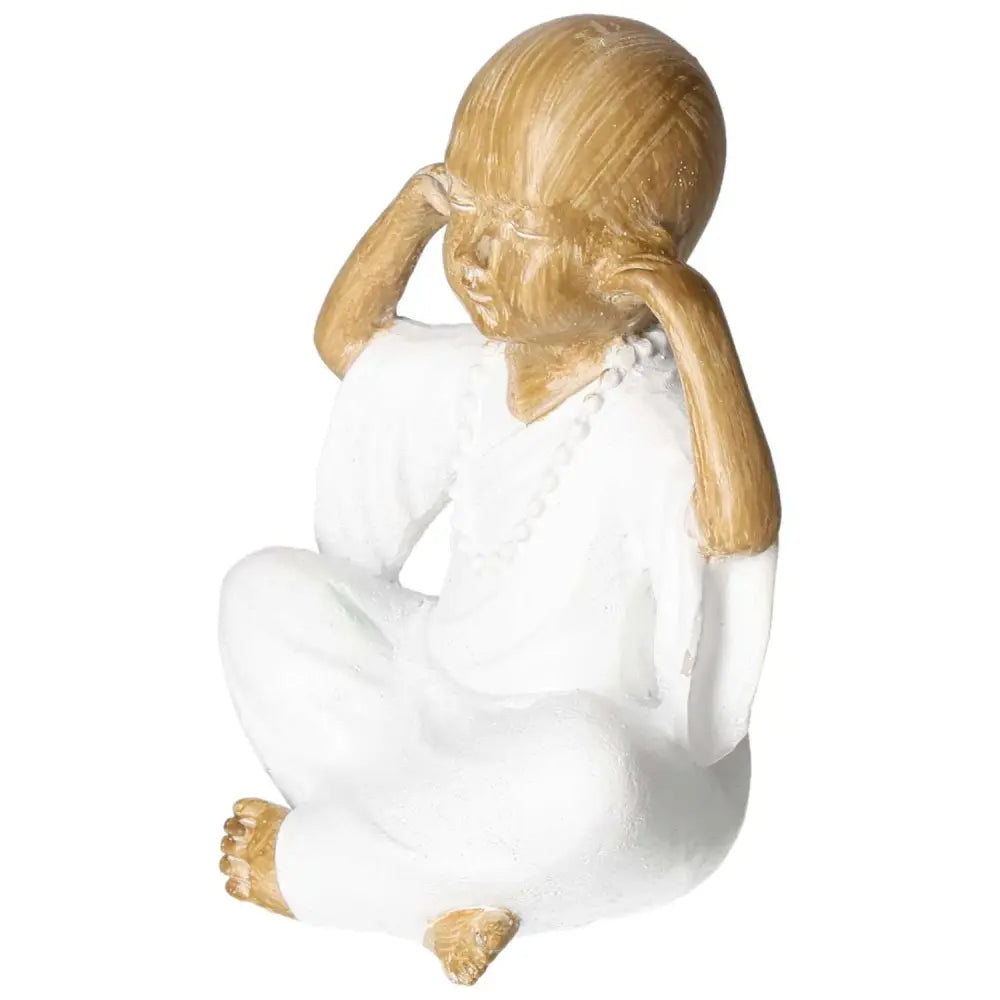 Elegant Monk Made Of Poly 1 statue by Sylvia Crystals, showcasing a fusion of spirituality and modern design. Perfect decor piece.