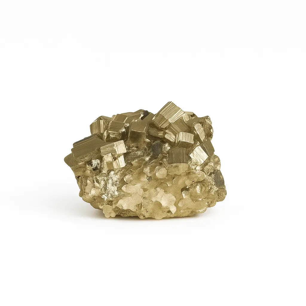 Pyrite Druze with Calcite Sylvia Crystals Sp. z o.o.