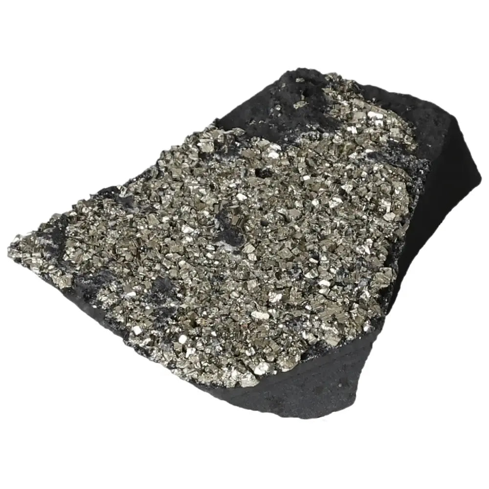 Premium Pyrite With Basalt from Sylvia Crystals, known for creativity and grounding properties, handpicked for quality and luxury.