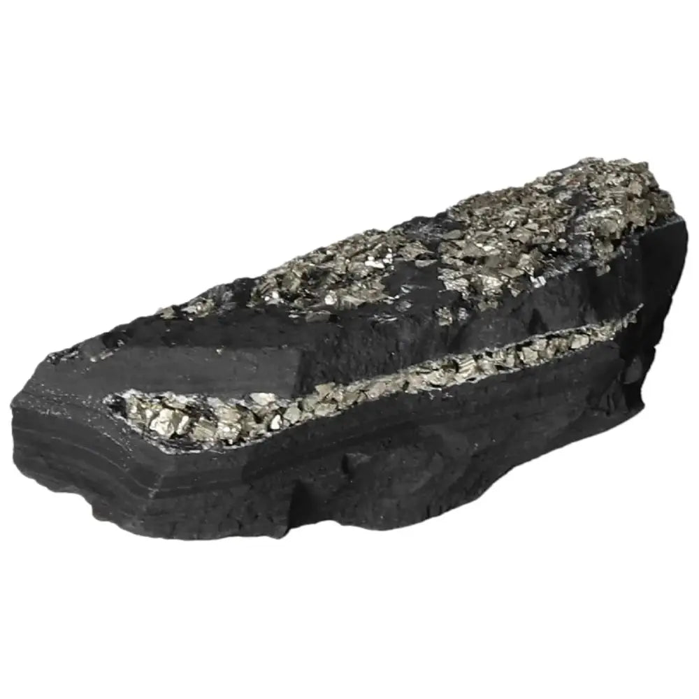 Premium Pyrite With Basalt from Sylvia Crystals, a handpicked stone promoting personal growth and independence.