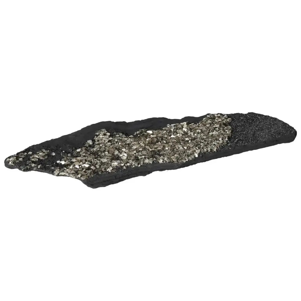 Pyrite With Basalt crystal for luxury and spiritual enhancement from Sylvia Crystals