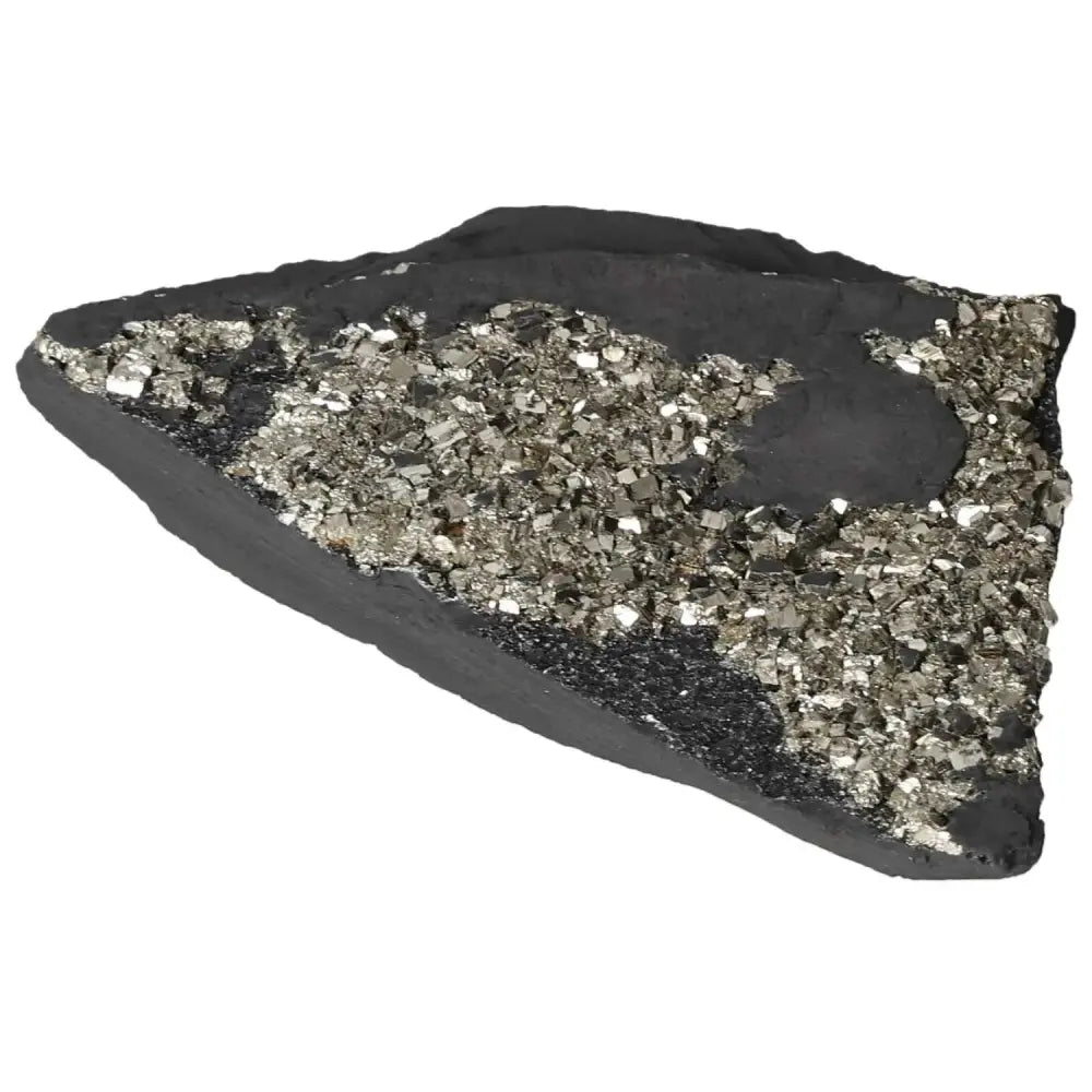 Pyrite with Basalt crystal from Sylvia Crystals, perfect for enhancing personal growth and innovation.