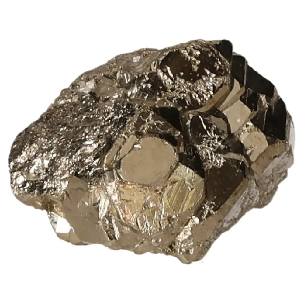 Captivating pyrite druzy stone with golden hue and metallic luster, symbolizing abundance and prosperity.