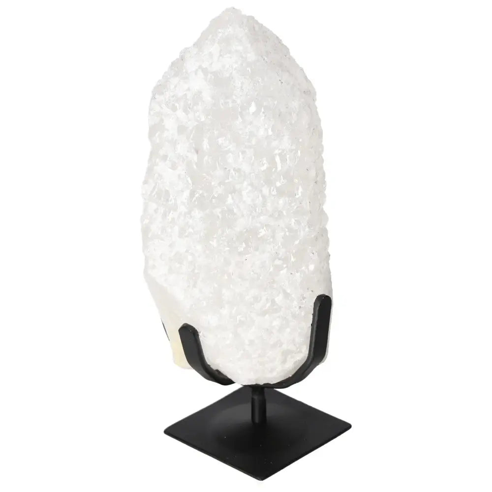 Quartz Crystal Bubble on stand, a premium selection from Sylvia Crystals, known for its transformative energy and chakra alignment.