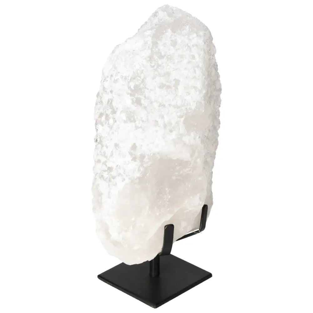 Quartz Crystal Bubble on stand, showcasing its luxury and spiritual essence from Sylvia Crystals.