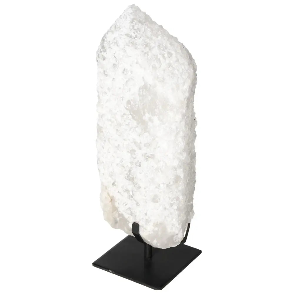 Quartz Crystal Bubble on stand, harmonizing mind, body, and spirit, premium luxury from Sylvia Crystals.