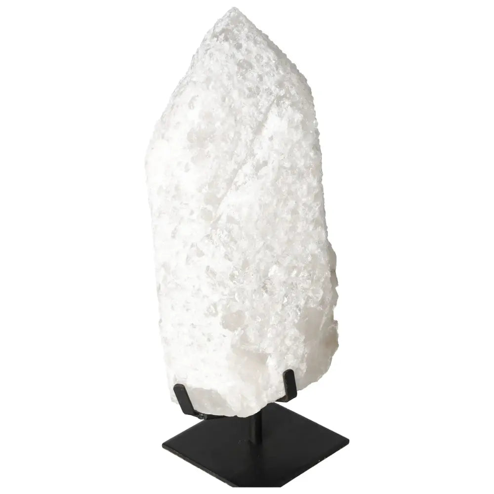 Quartz Crystal Bubble on display, showcasing its luxurious and metaphysical properties for mind, body, and spirit harmony.