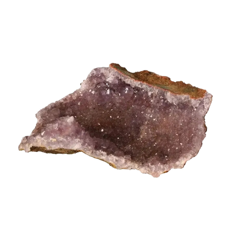 Exquisite Quartz Druze from Sylvia Crystals, showcasing natural shimmering clusters, embodying elegance and spirituality.