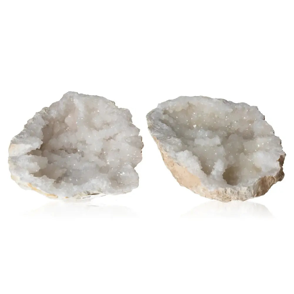 Quartz Geode 5-10kg split open showcasing sparkling crystals, ideal for enhancing spiritual energy and natural decor, mystical beauty.