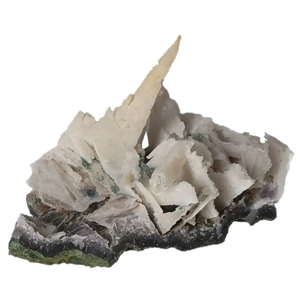 Quartz pseudomorph after zeolite mineral specimen showing unique transformation and structure, offered by Sylvia Crystals.