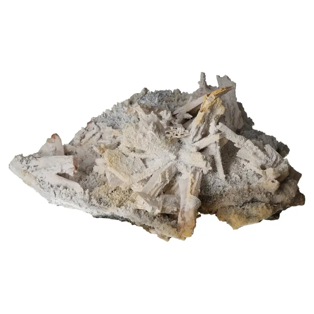 Quartz pseudomorph after zeolite mineral specimen showcasing rare transformation, available at Sylvia Crystals.