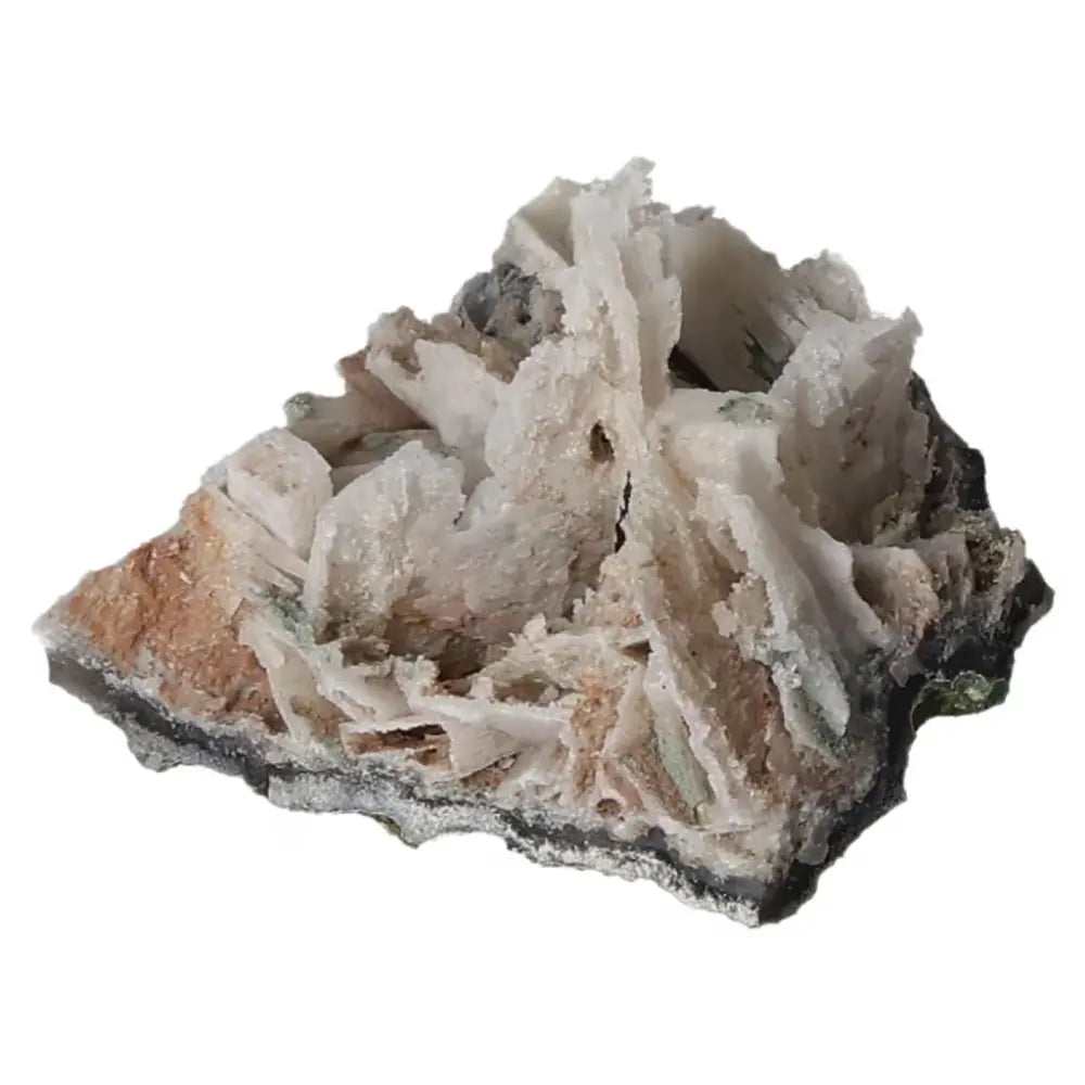 Quartz pseudomorph after zeolite specimen showing rare mineral transformation and intricate crystal structure from Sylvia Crystals.