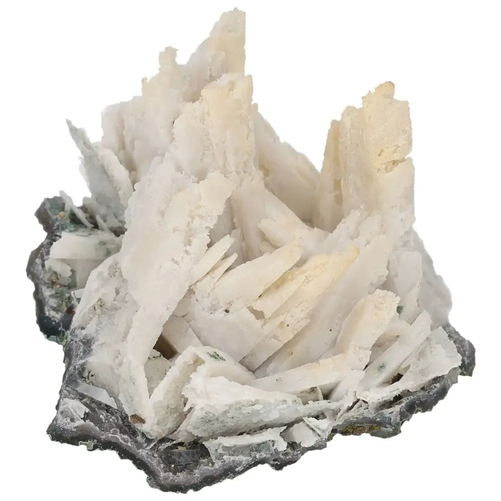 Quartz pseudomorph after zeolite mineral specimen from Sylvia Crystals, showcasing nature's transformation in a silica-rich structure.