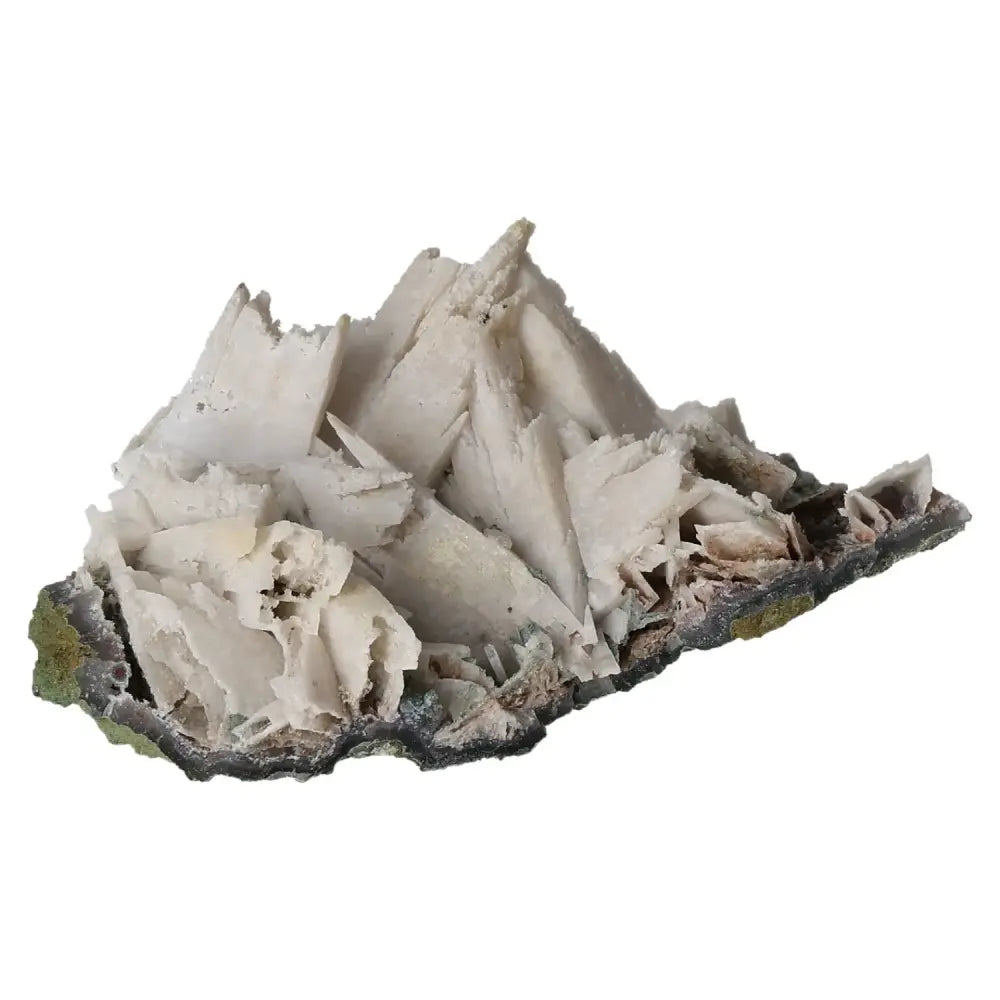 Quartz pseudomorph after zeolite mineral specimen, showcasing rare natural transformation, available from Sylvia Crystals.