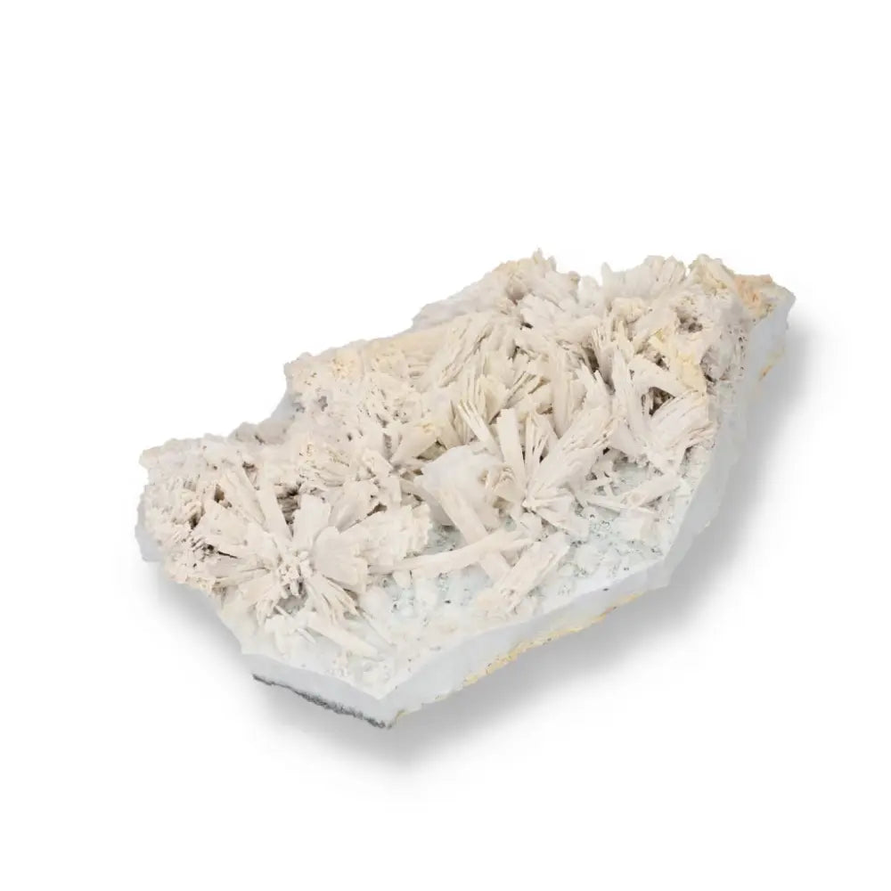 Quartz pseudomorph after zeolite mineral specimen showcasing unique crystalline transformation by Sylvia Crystals.