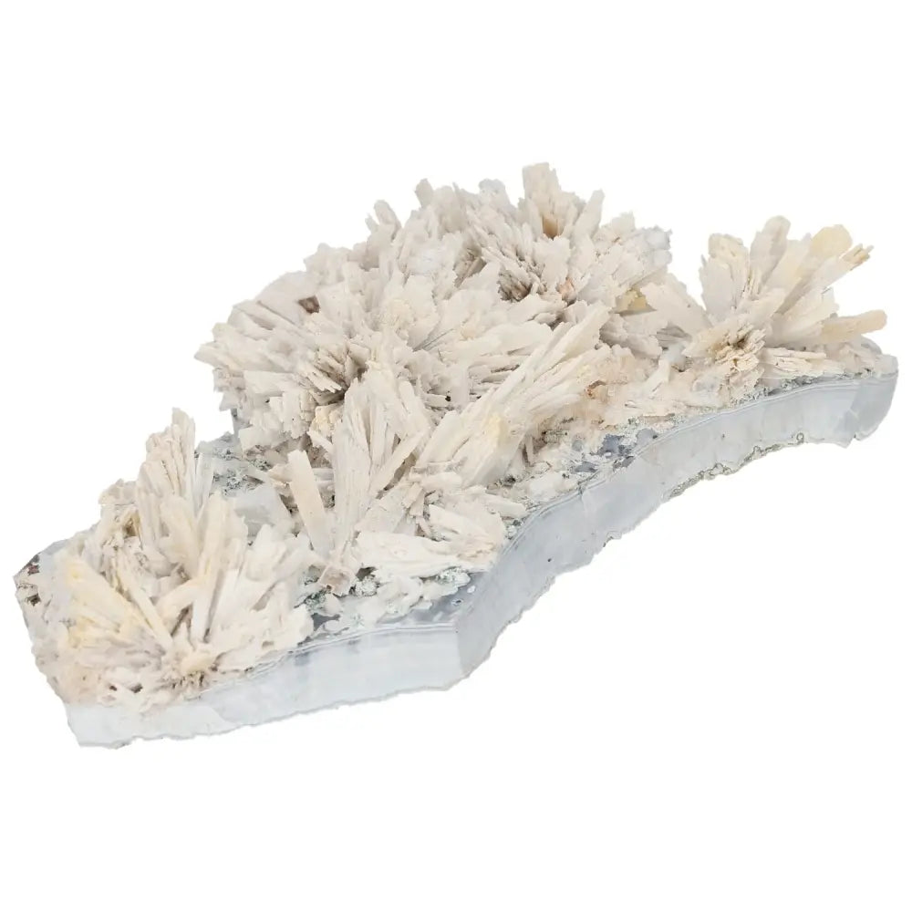 Quartz pseudomorph after zeolite mineral specimen showcasing rare transformation from Sylvia Crystals.