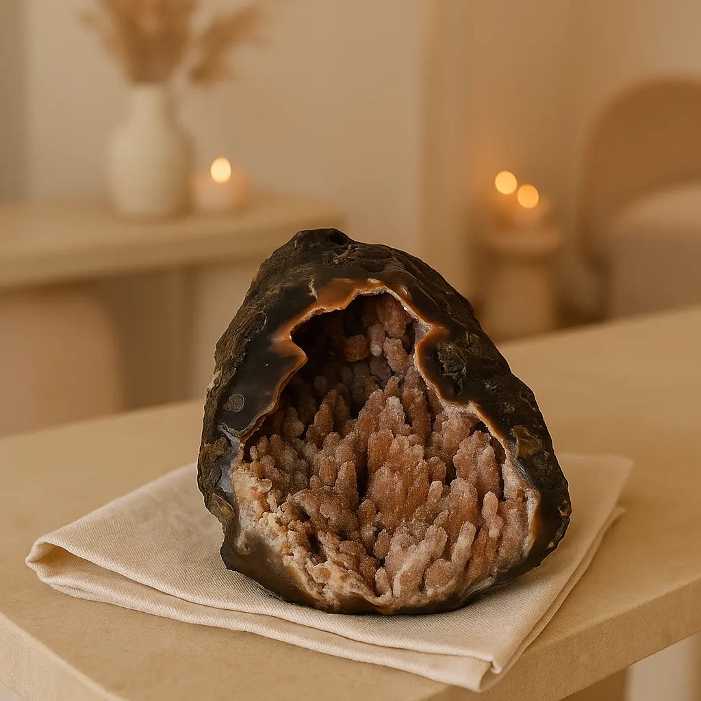 Quartz Stalactite on Chalcedony Sylvia Crystals Sp. z o.o.