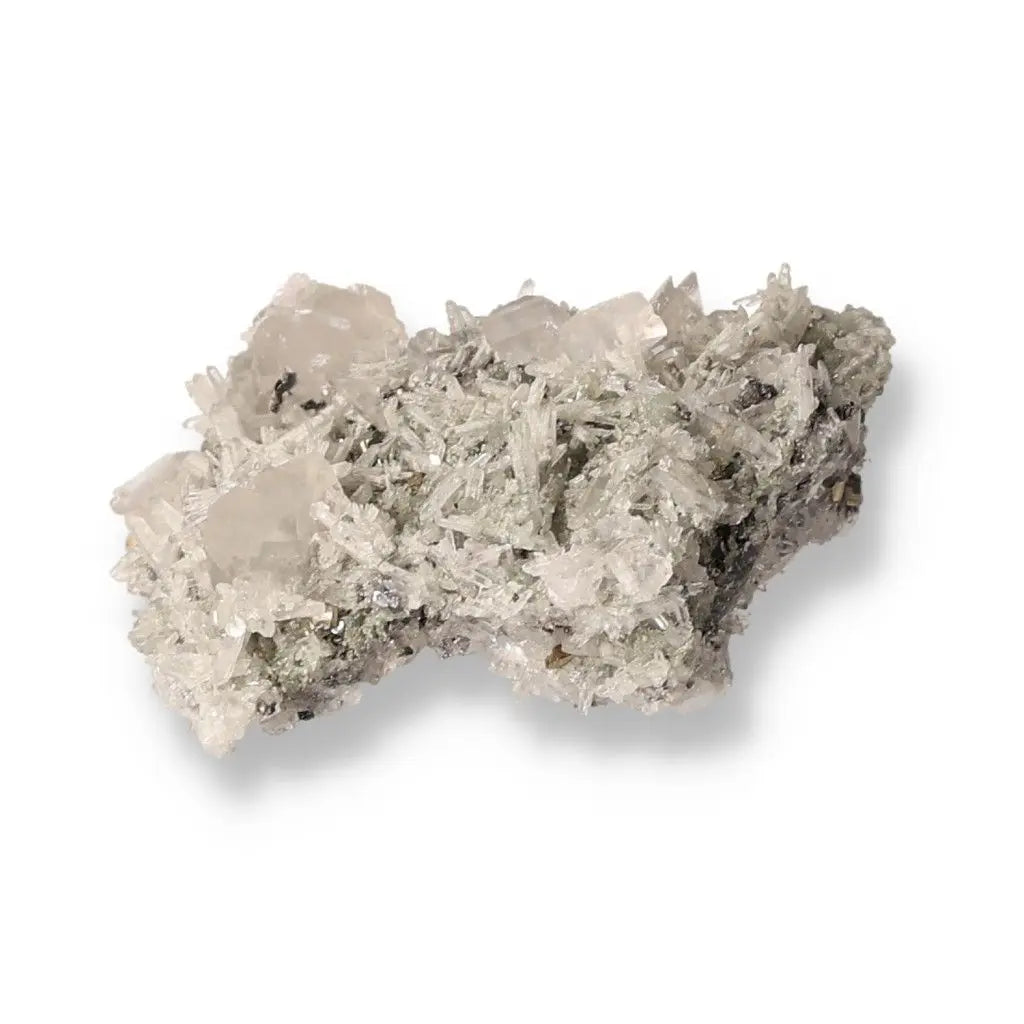 Raw quartz crystal showcasing its natural beauty and mystical energy in a variety of colors and textures.