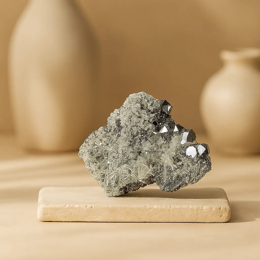 Quartz with Galena Sylvia Crystals Sp. z o.o.