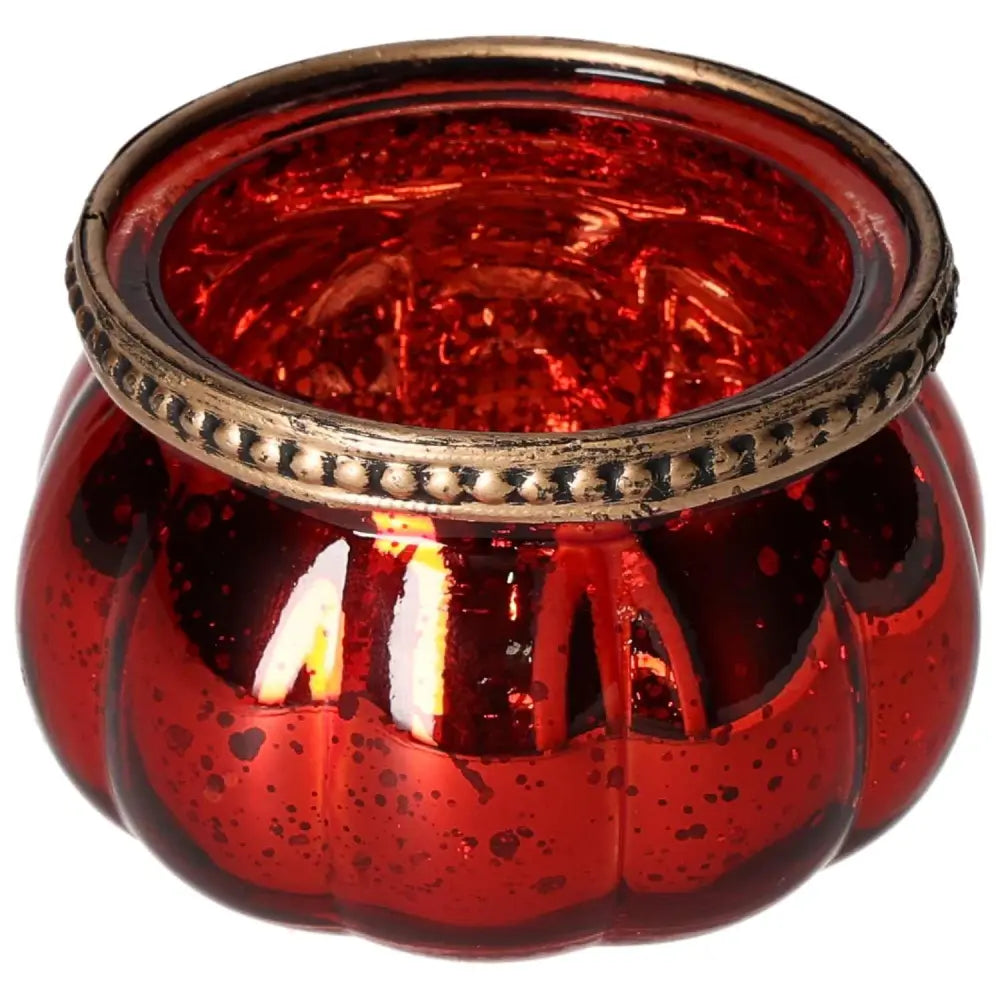 Red Glass Lantern from Sylvia Crystals, featuring intricate design and vibrant hue, epitomizing elegance and harmony of spirit and matter.