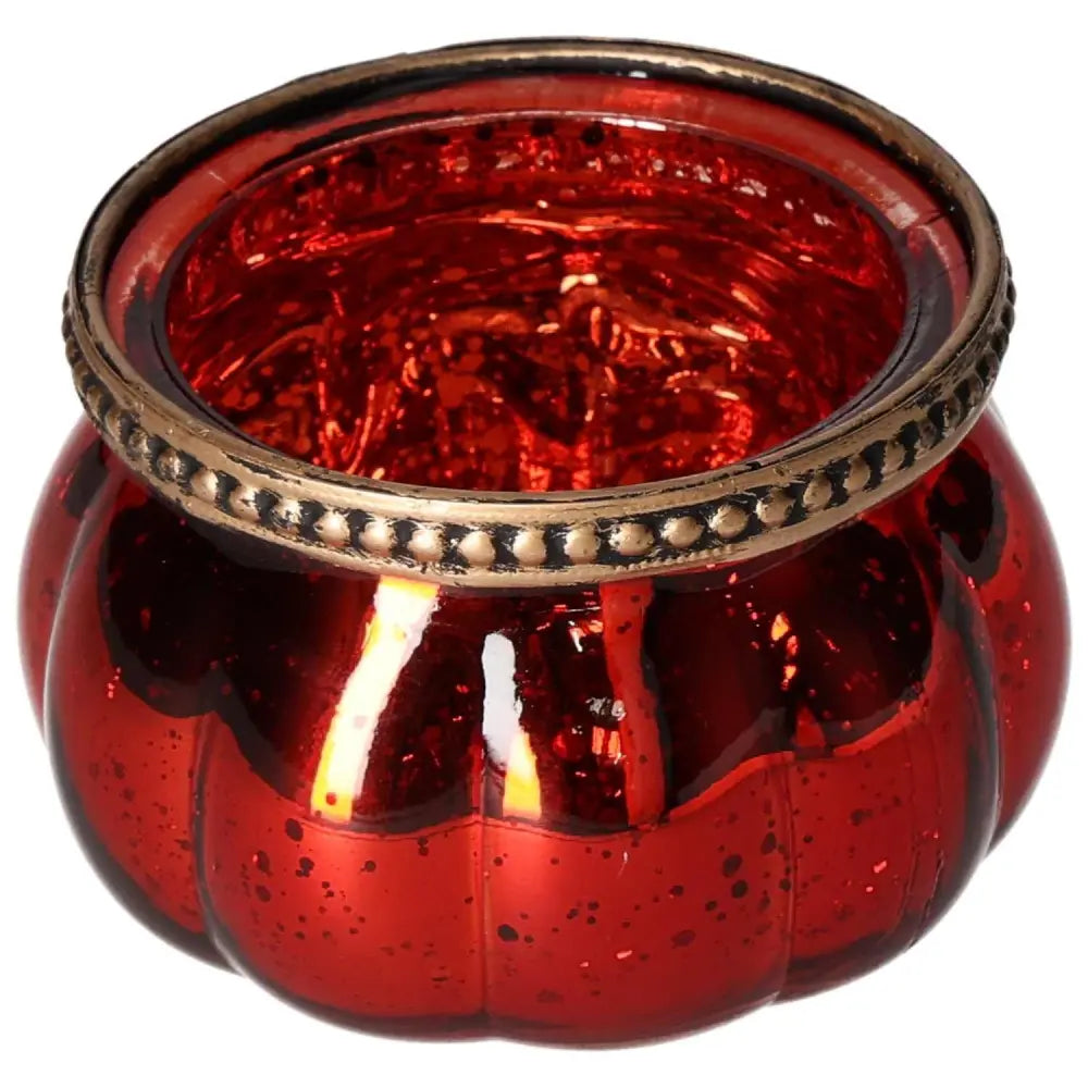 Elegant red glass lantern with ornate design from Sylvia Crystals, symbolizing harmony. Premium decorative piece.