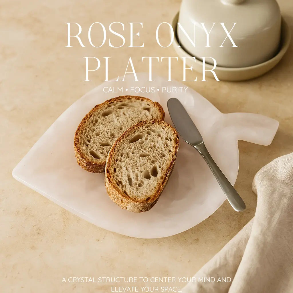 Rose Onyx Platter Sylvia Crystals Sp. z o.o.