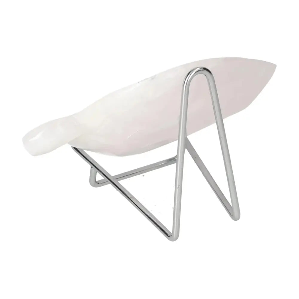 Rose Onyx Platter with stand, showcasing elegant craftsmanship and unique rose-hued natural veining. Perfect for enhancing any tablescape.