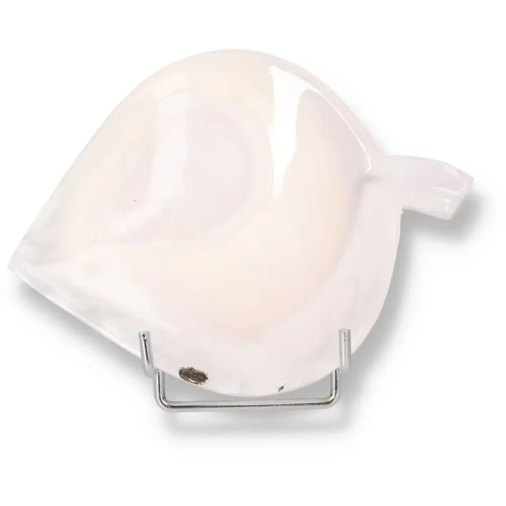 Rose Onyx Platter with smooth polished surface and unique pink veining, perfect for elegant tablescapes and serving delicacies.