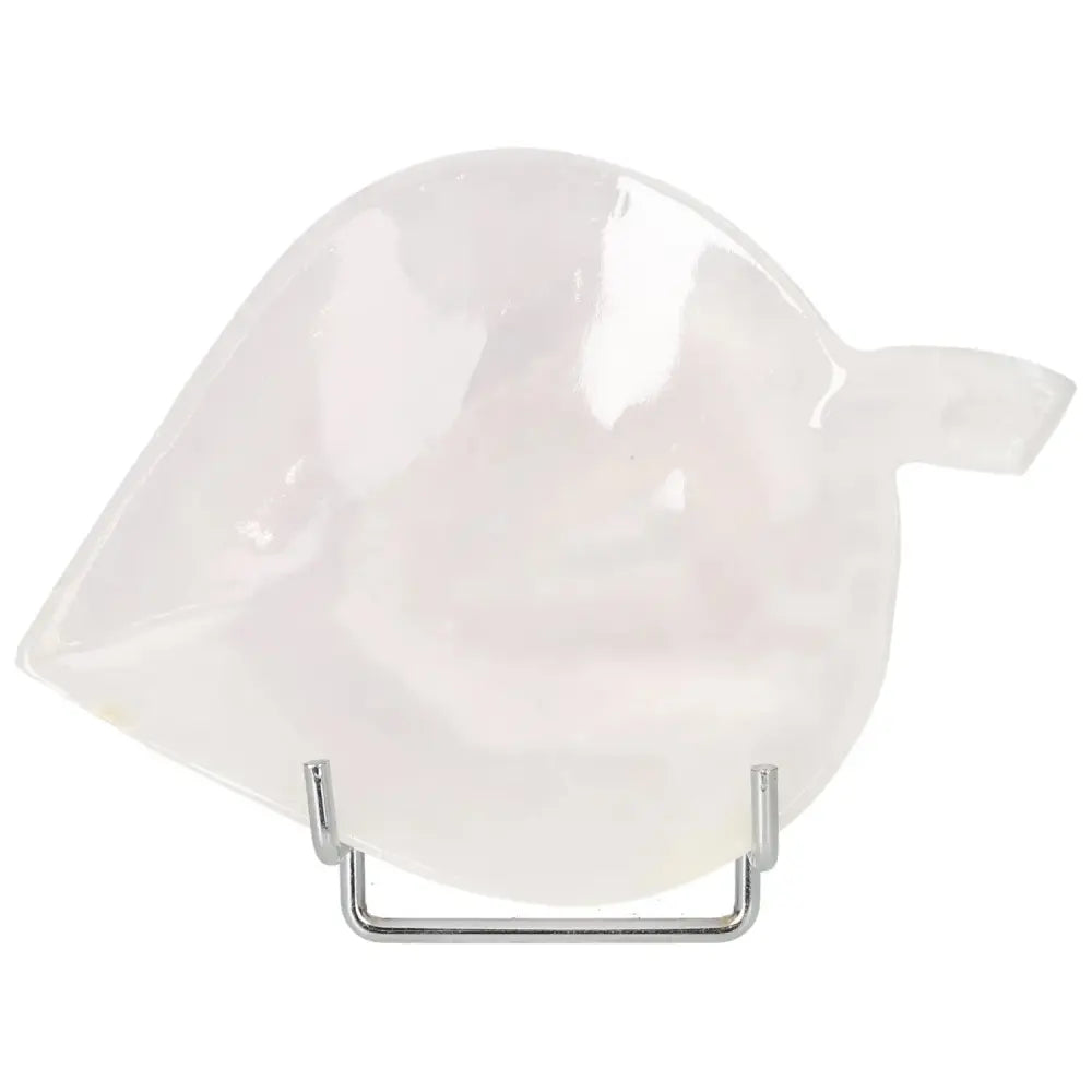 Elegant rose onyx platter with unique veining, reflecting light and adding natural beauty to any tablescape.