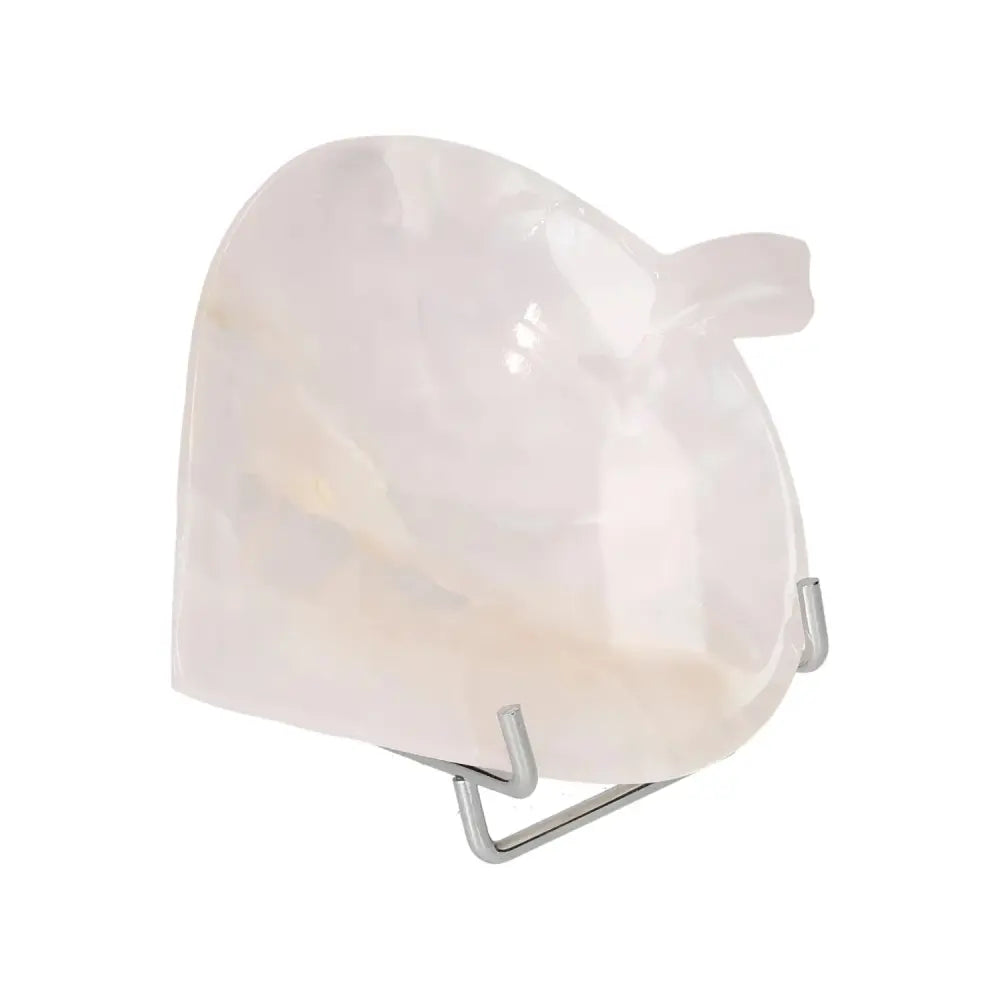 Rose Onyx Platter on display, showcasing its smooth polished surface and unique rose-hued veining, perfect for elegant tablescapes.