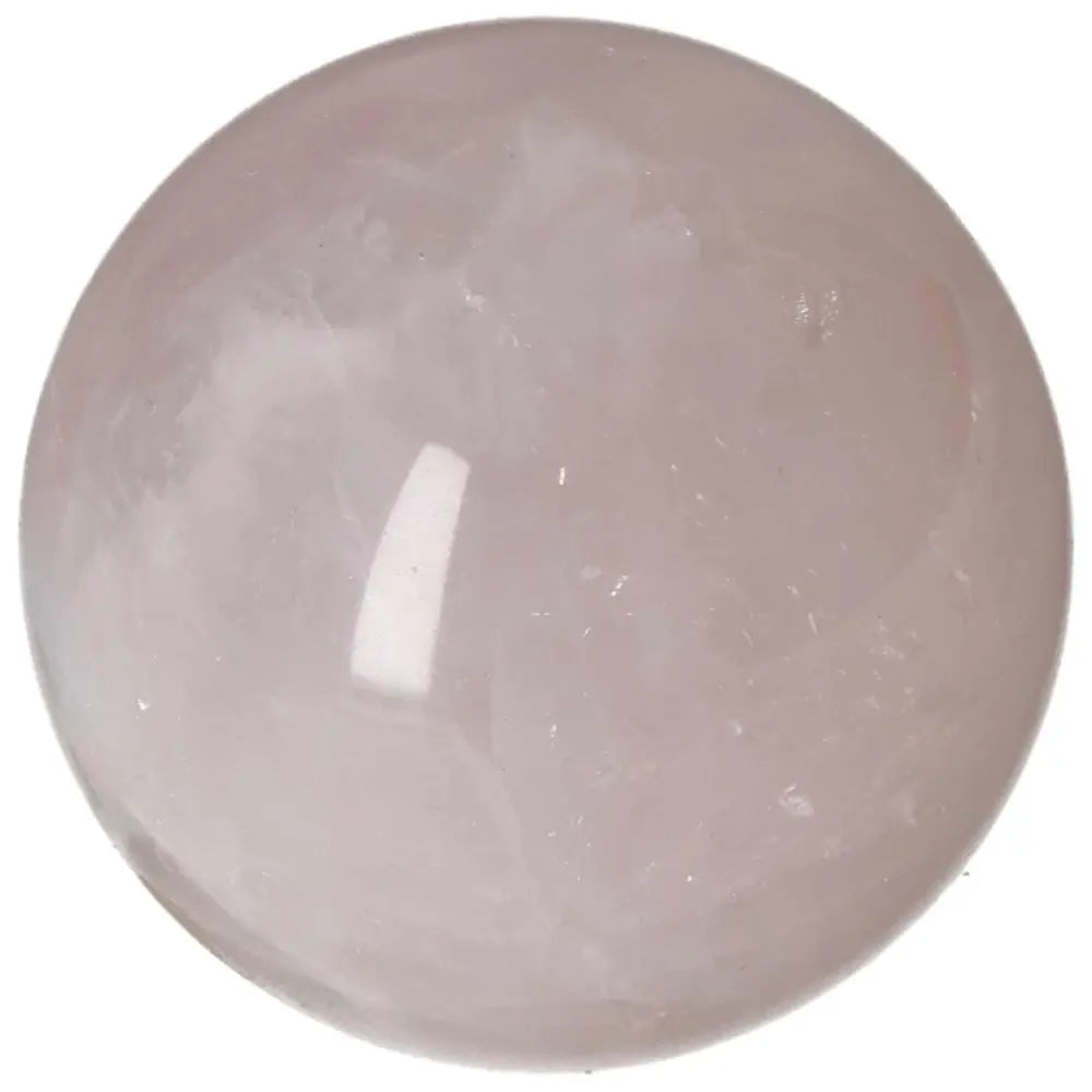 Rose Quartz Sphere measuring 7 cm in diameter, showcasing its smooth and polished surface ideal for healing and decor.