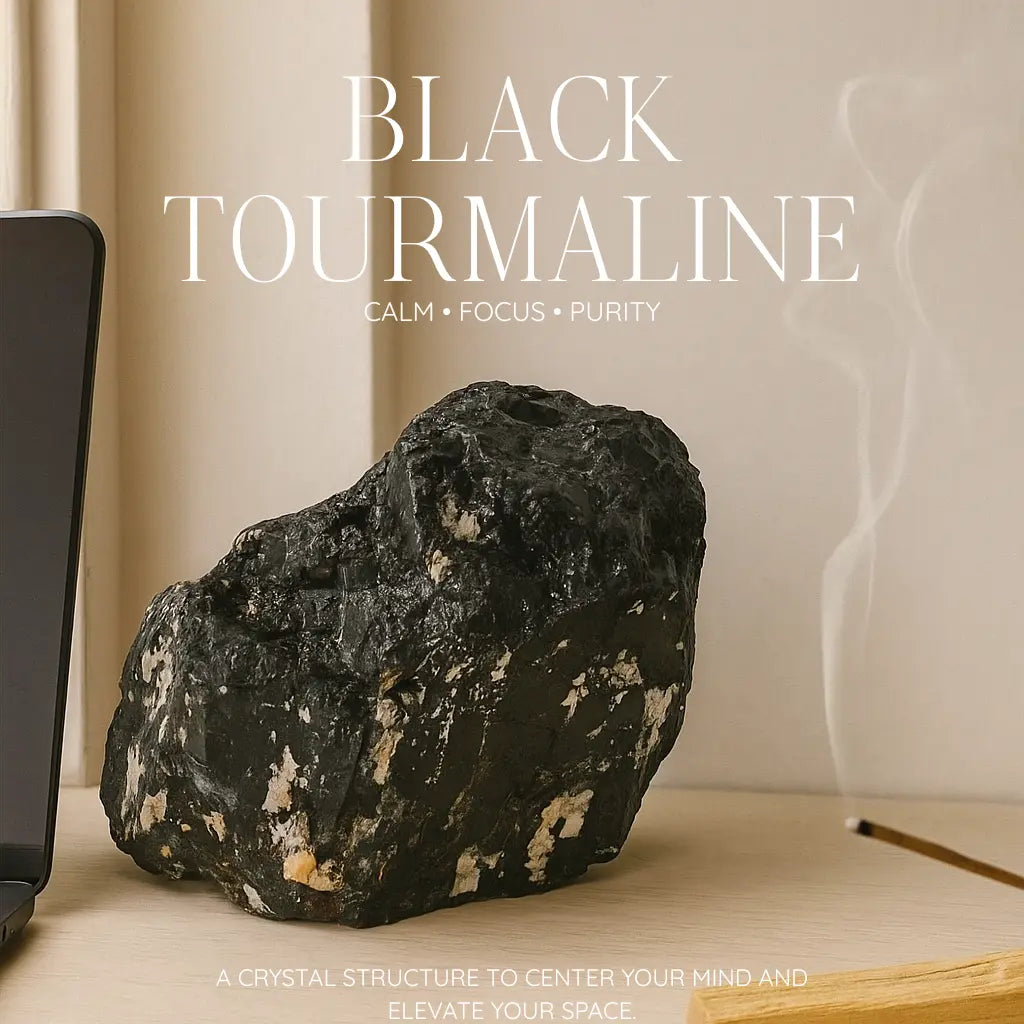 Rough Black Tourmaline Druze L Sylvia Crystals Sp. z o.o.