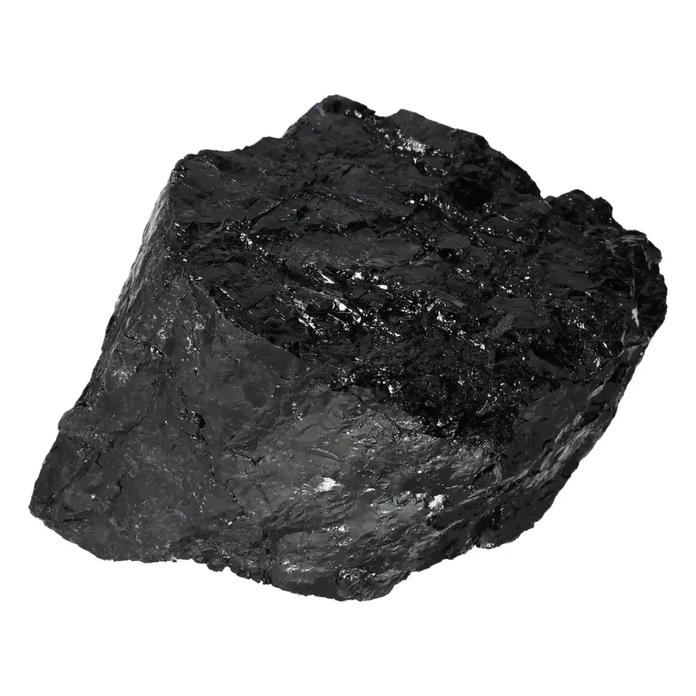 Premium Rough Black Tourmaline Druze crystal by Sylvia Crystals known for its cleansing capabilities and exquisite luxury.