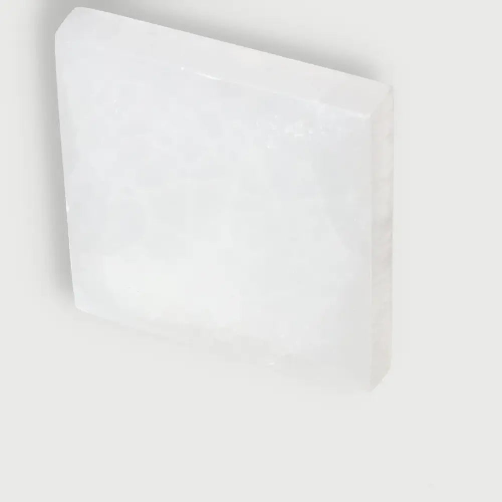 Selenite Rectangle 10cm by Sylvia Crystals for Mindful Living and Spiritual Growth, ethically sourced, premium-quality crystal.