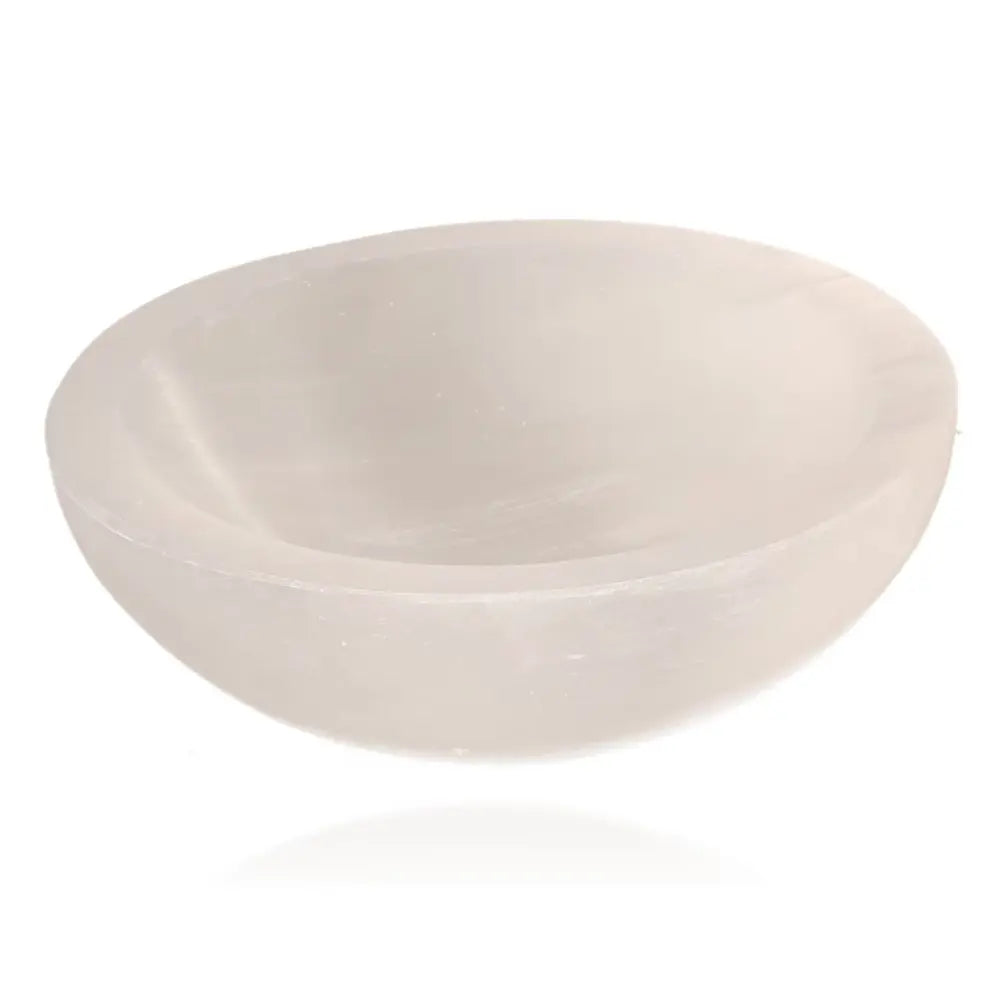10cm selenite bowl by Sylvia Crystals for mindful living and spiritual growth, premium-quality ethically sourced crystal.