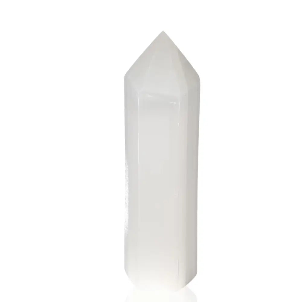 Selenite obelisk 20cm by Sylvia Crystals, featuring premium-quality, ethically sourced crystal for spiritual growth and mindful living.