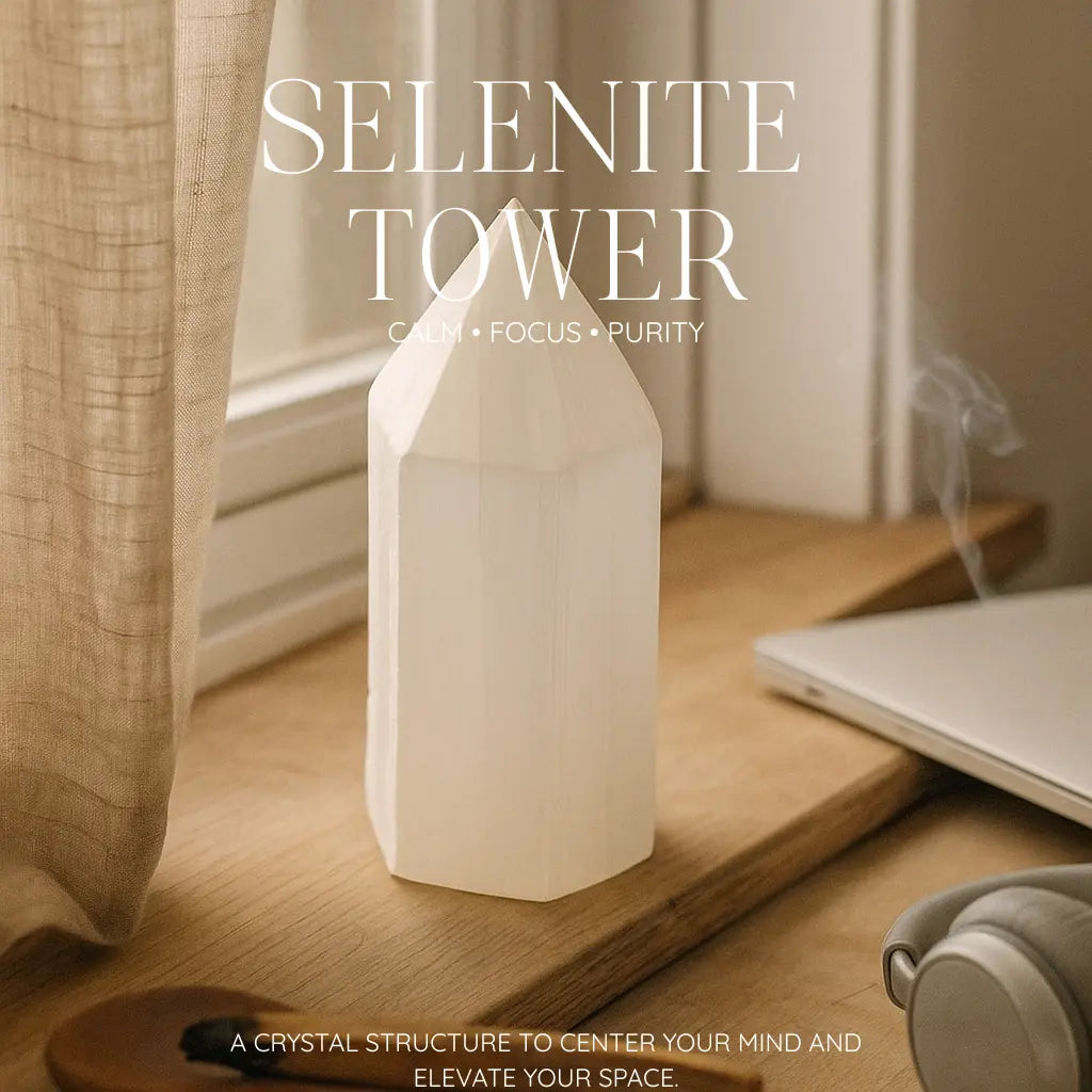 Selenite towers 20cm Sylvia Crystals Sp. z o.o.