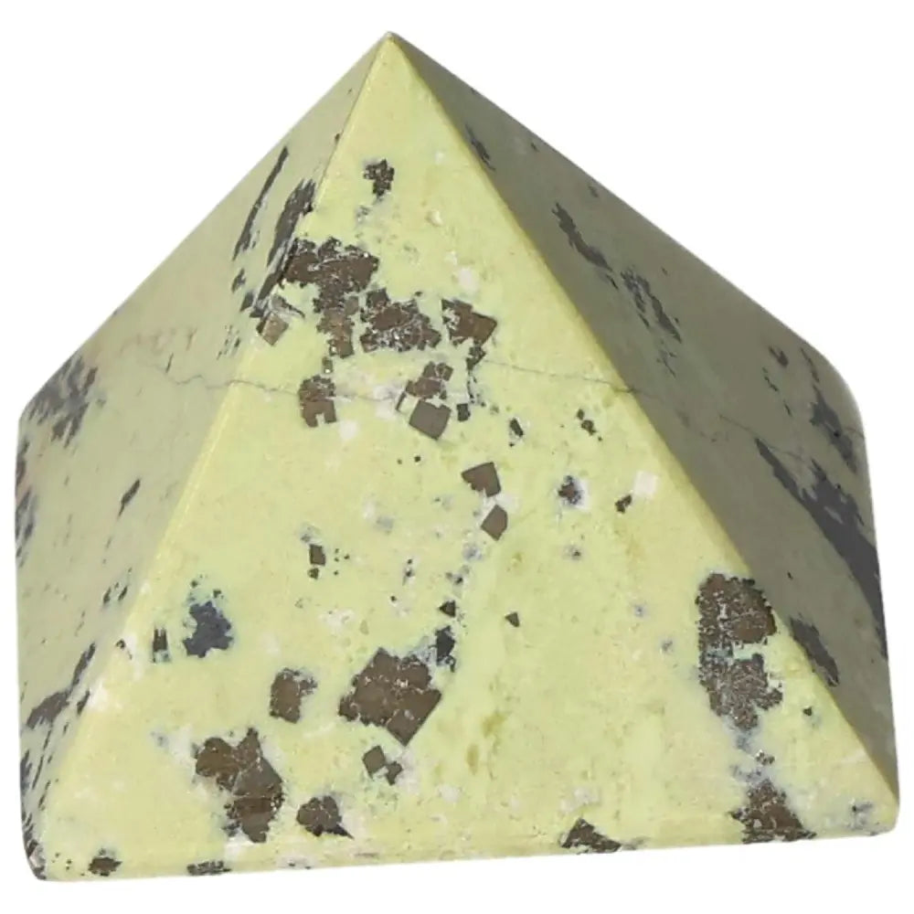 Serpentine pyramid activating Heart Chakra for emotional balance, meditation, and spiritual growth