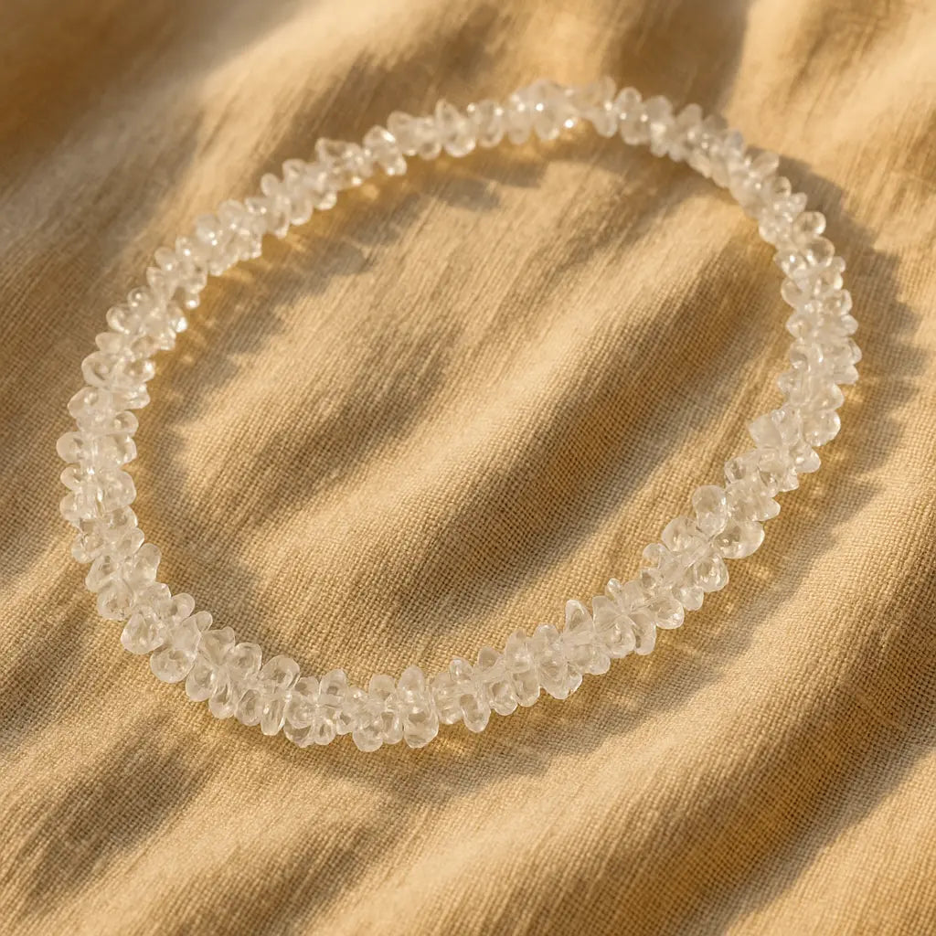 Short Rock Crystal Necklace – Pure Clarity and Elegant Simplicity Sylvia Crystals Sp. z o.o.