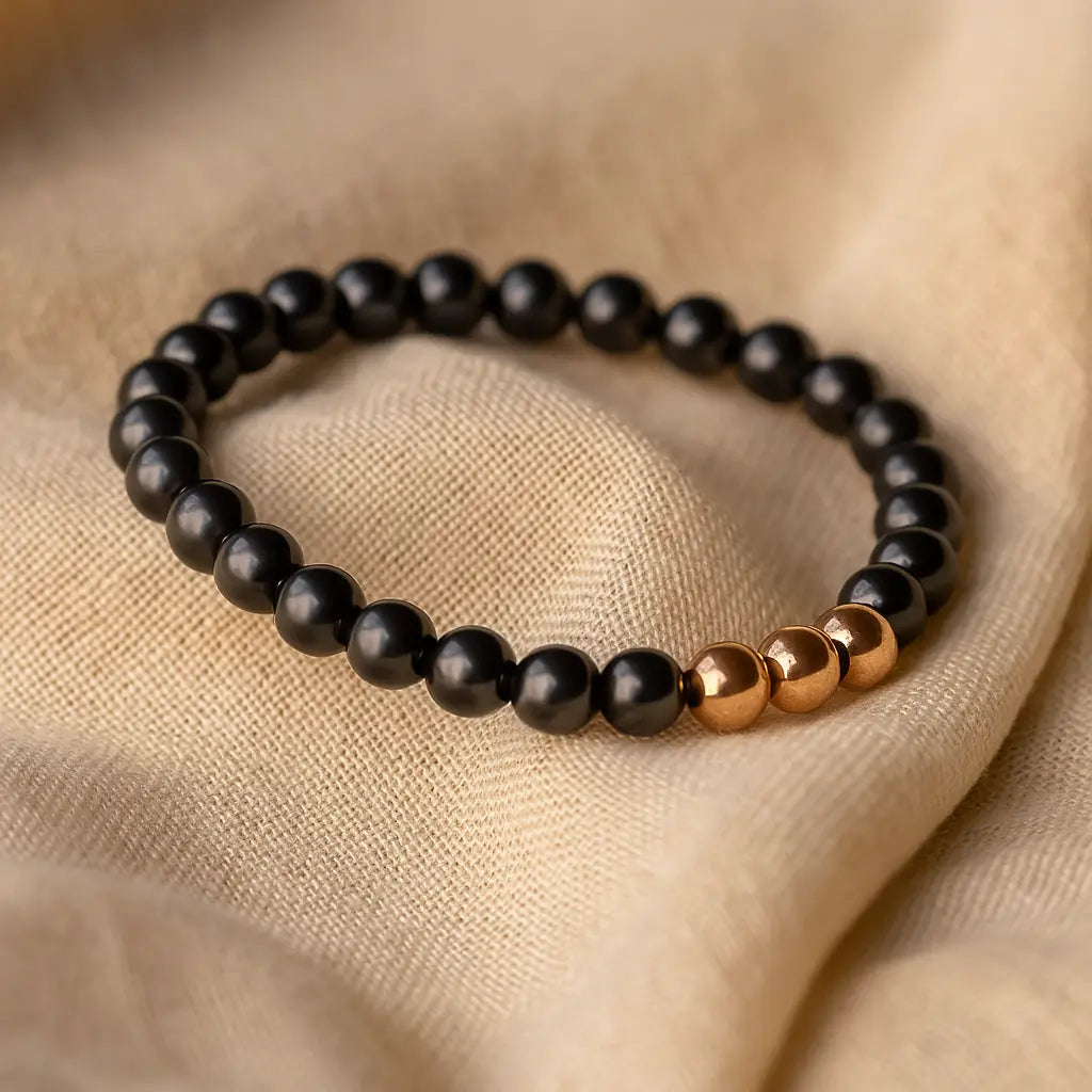 Shungite Bracelet 6 mm Sylvia Crystals Sp. z o.o.