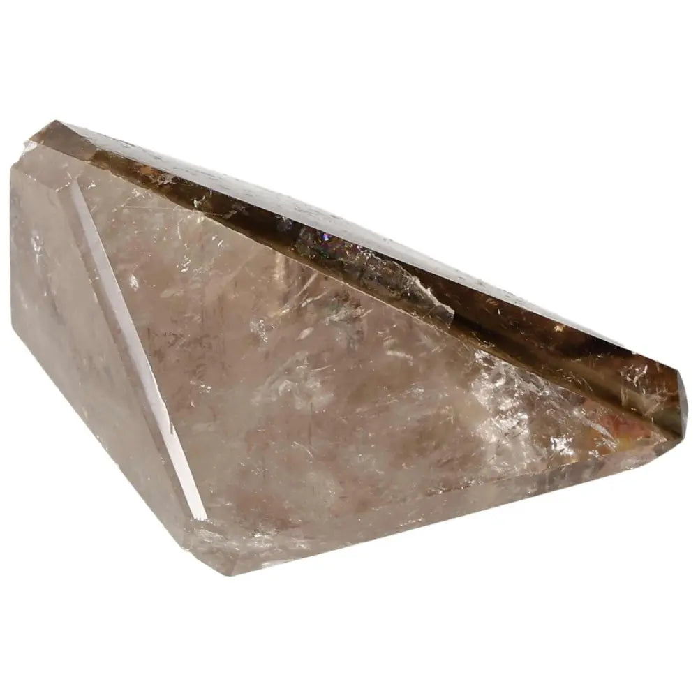 Smoky Quartz Obelisk for practical thinking and decision-making support, ideal for businessmen seeking clarity and effective action.