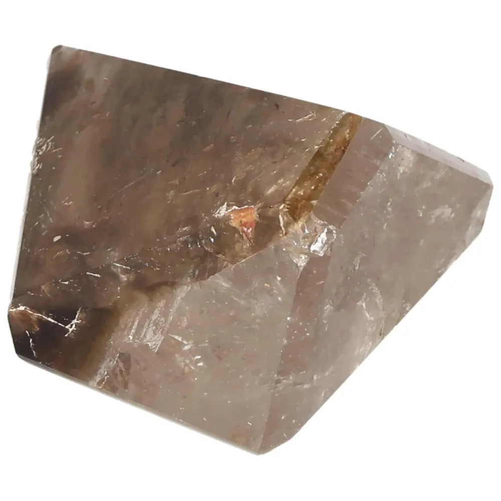 Smoky Quartz Obelisk for grounding, decision-making, and stress relief; ideal for business and personal responsibility.