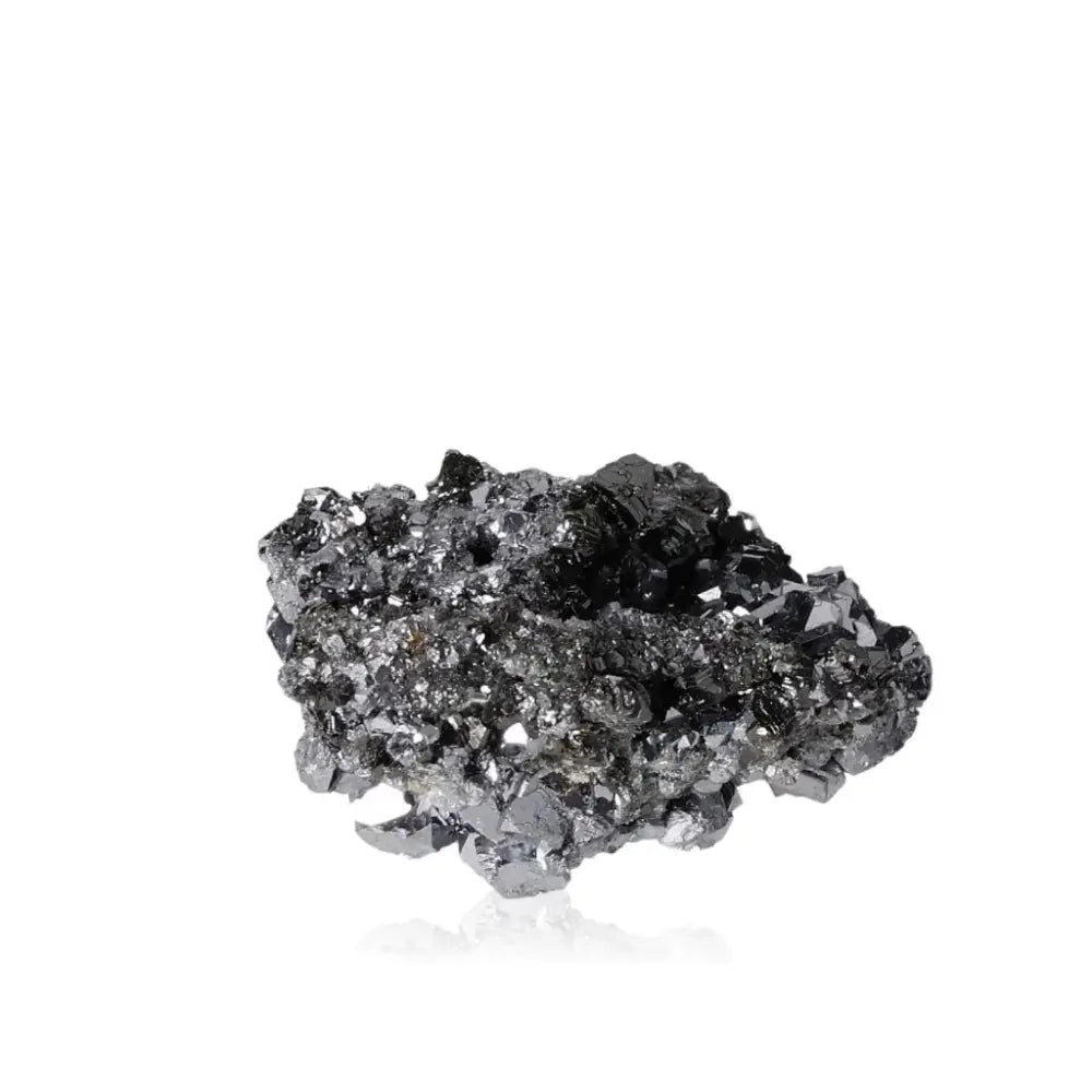 Premium Sphalerite with Galena crystal specimen from Sylvia Crystals, showcasing luxury and spiritual transformation.