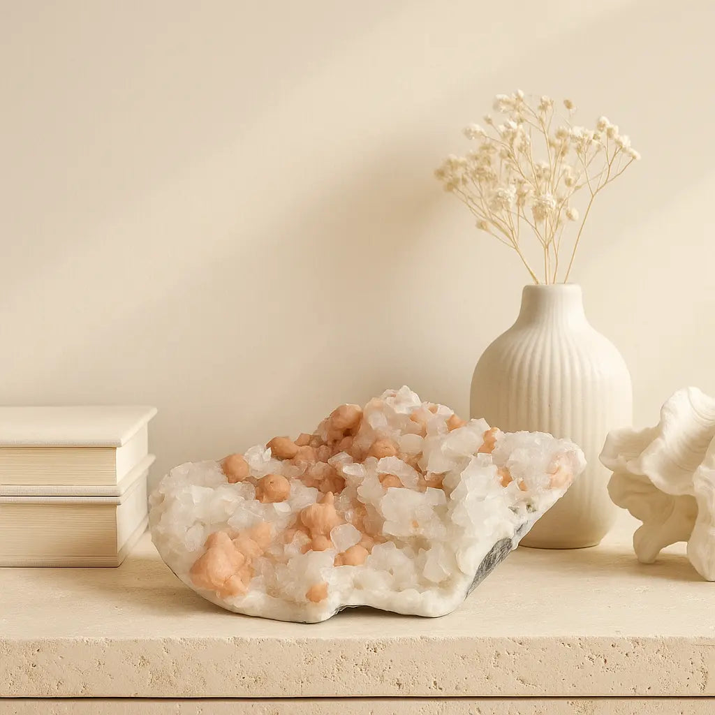 Stilbite with Apophyllite Sylvia Crystals Sp. z o.o.