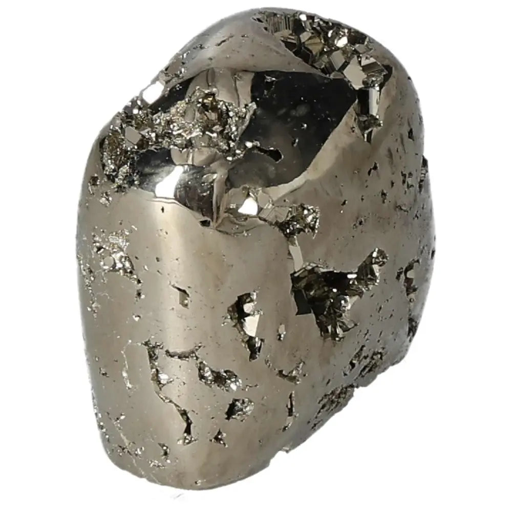 Superior Quality Pyrite Cluster with Geometric Metal Luster in Natural Form