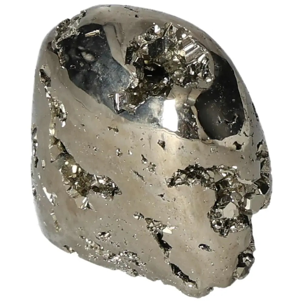 Superior quality pyrite cluster showcasing metallic luster and geometric formations, ideal for collectors and decor enthusiasts.